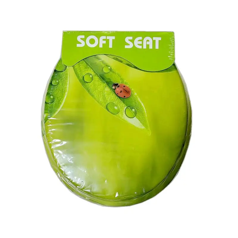 Round Soft Close Toilet Seat Comfortable Toilets Lid Cover Slow Close Toilet Seat Cover for Bathroom Standard Toilets