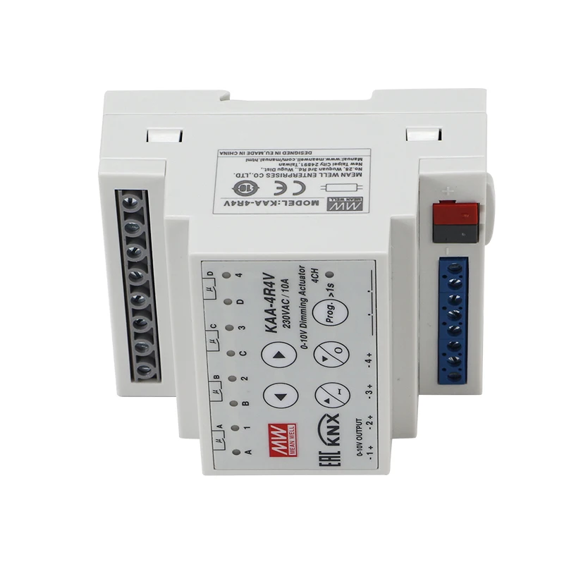 Mean Well KAA-4R4V 4 channel LED dimming actuator KNX switching power supply controller for smart home system