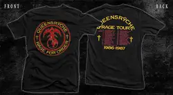 New Dtg/dtf Printed T-shirt QUEENSRYCHE Rage for Order