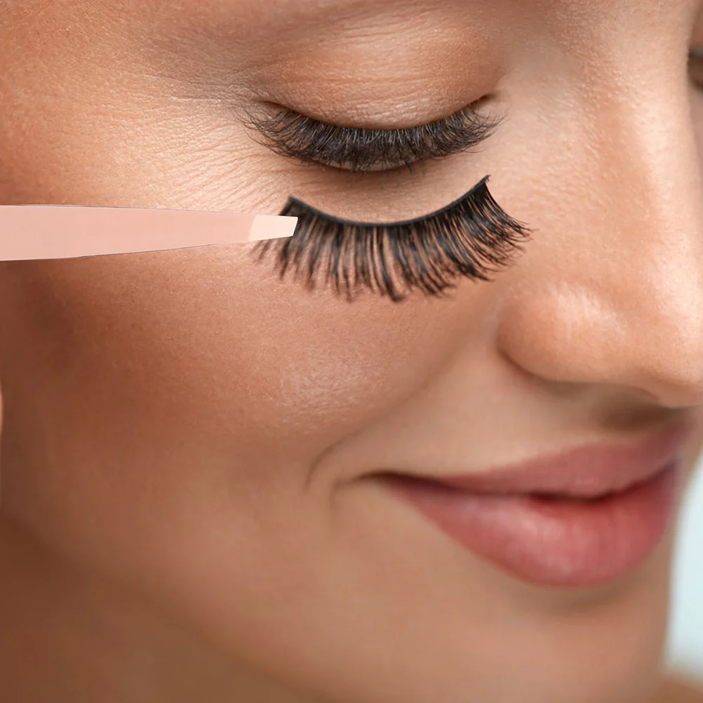 

4pcs Stainless Steel Eyebrow Tweezers Precision Brow Shaping Facial Hair Removal Lash Applicator Comb Included For Women Men