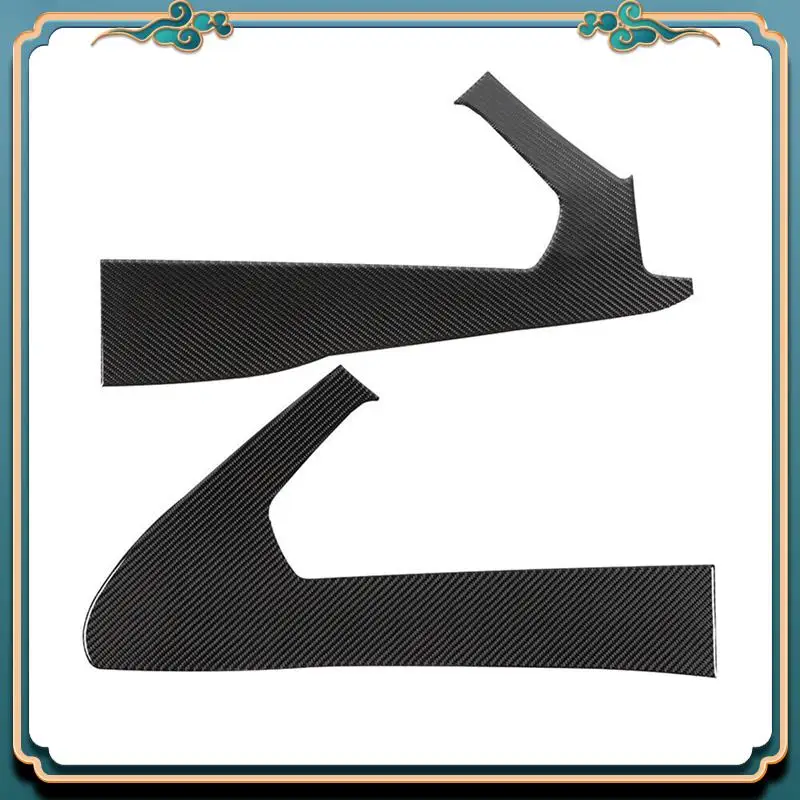 

A54P-Gear Shift Side Panel Trim Cover For Silverado GMC Sierra 2014-2018 Accessories Kit Soft Carbon Fiber
