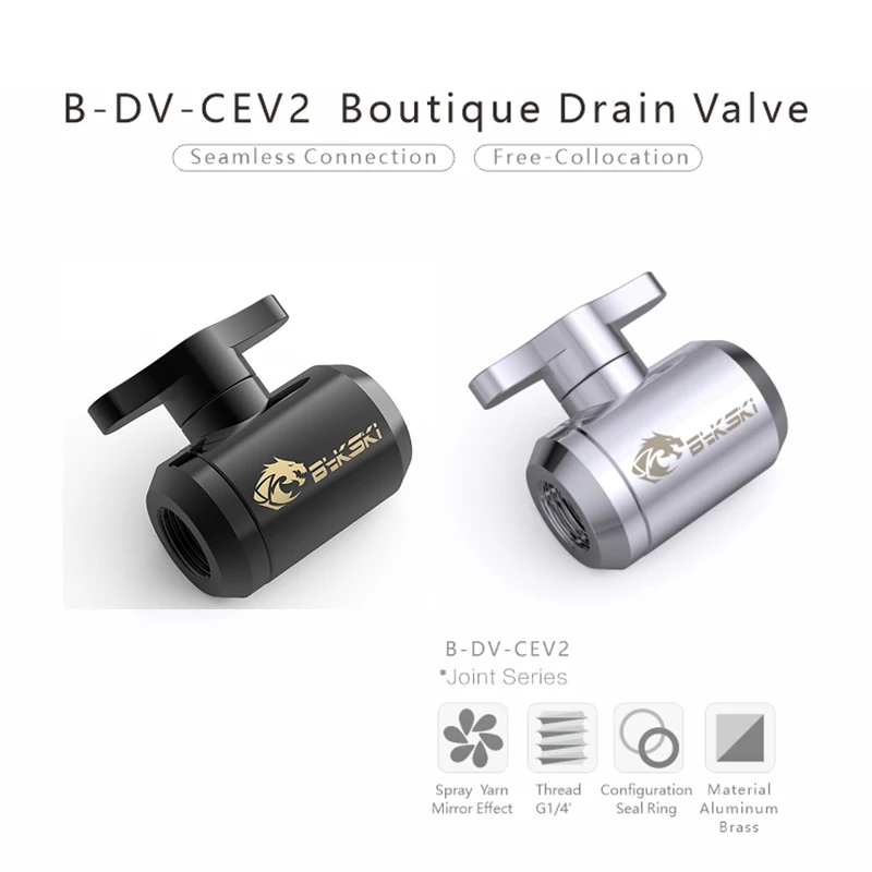 

Bykski 90 Degree Plug ,Valve,Hose Tube Fitting ,OD 13/16/19MM Pipes For PC Water Cooling Accessories，Soft Tube Fitting Kit