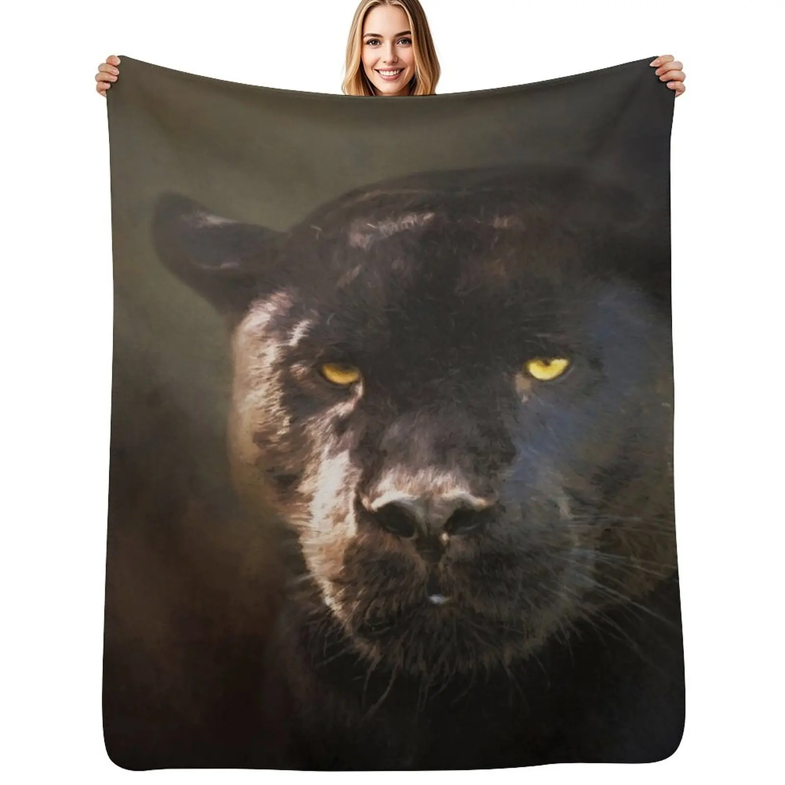 Black Panther Throw Blanket Soft Plush Blanket as Housewarming Gift