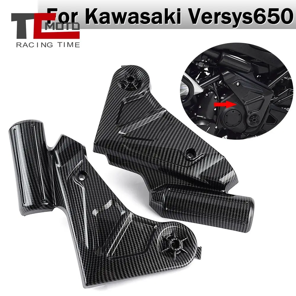 Motorcycle Frame Panel Fairing Side Cover Cowl For Kawasaki Versys650 2015 2016 2017 2018 2019 2020 2021 Versys 650 Accessories