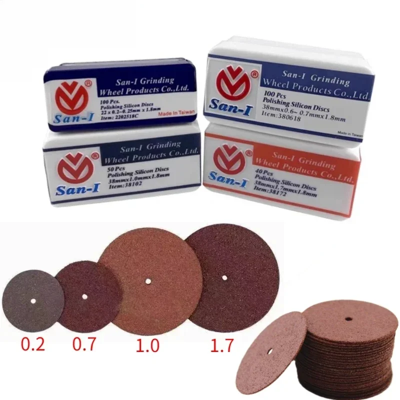 Dental Lab Silicon Grinding Separating Discs Thin Thick Polishing Wheels Dental Laboratory Polishing Material