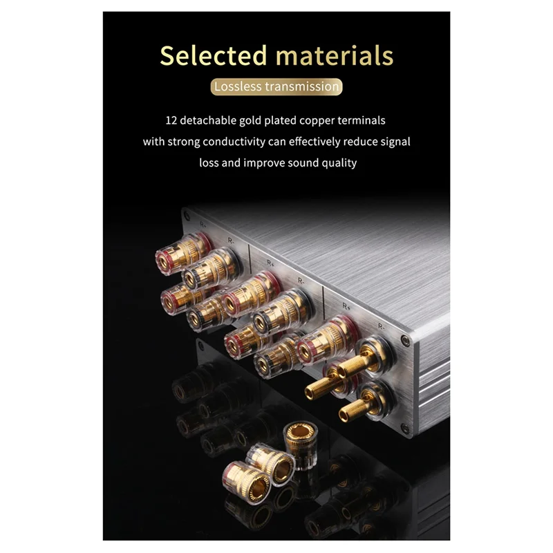 Erweiterte HIFI Verlustfreie 4 In 1 Out 2 In 1 OUT Hifi Stereo RCA Audio Quelle Eingang Signal Switcher Schalter Splitter Wahl Box(A)