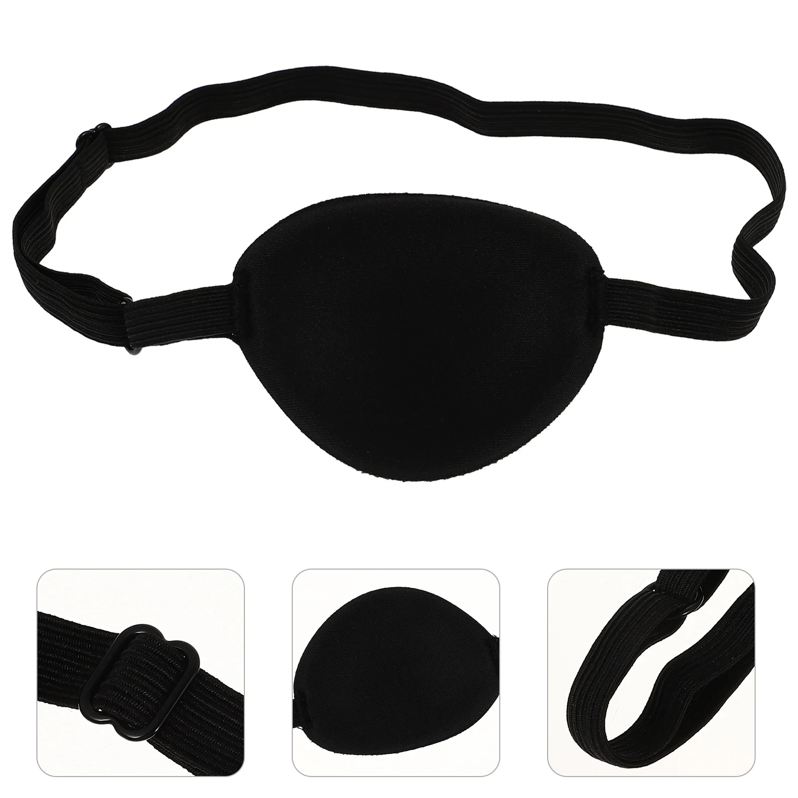 Pirate Eye Patch Skull Eye Mask for Children Kids with Lazy Eye Halloween Party Masquerade Black Color