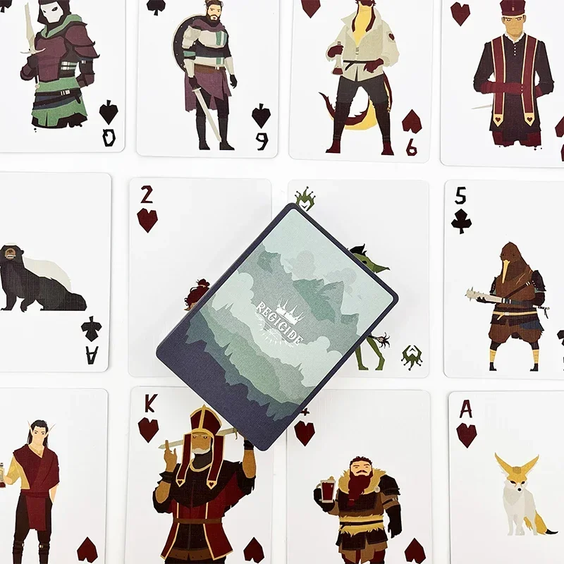 Gra planszowa Regicide Nowa wieloosobowa karta kolektywna Poker Strategia Zabawa Casual Spotkanie Gra edukacyjna