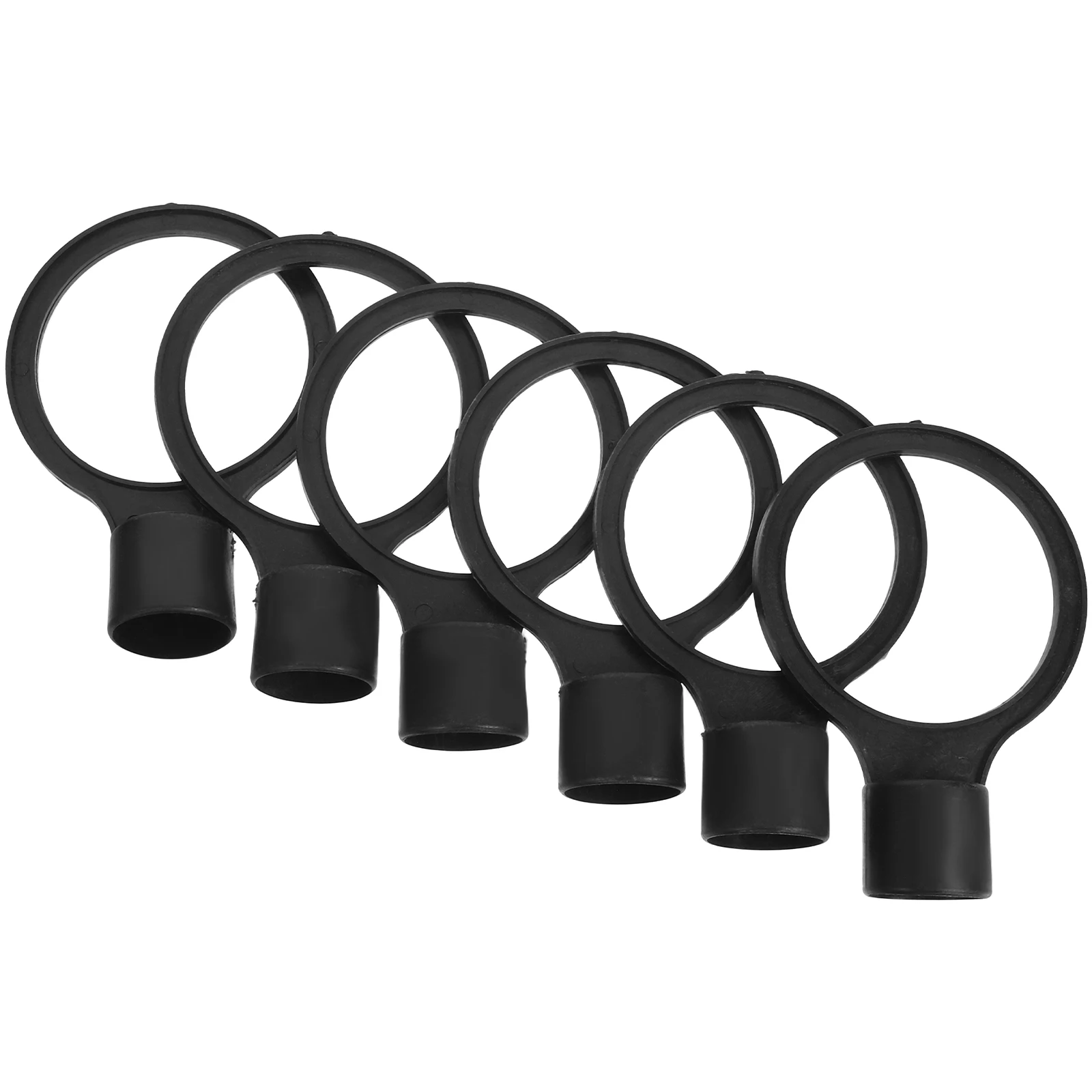 

6pcs Safety Cone Connector Flexible Pvc Traffic Cone Connectors For Road Construction Hazard Warning Barrier Use Traffic Safety