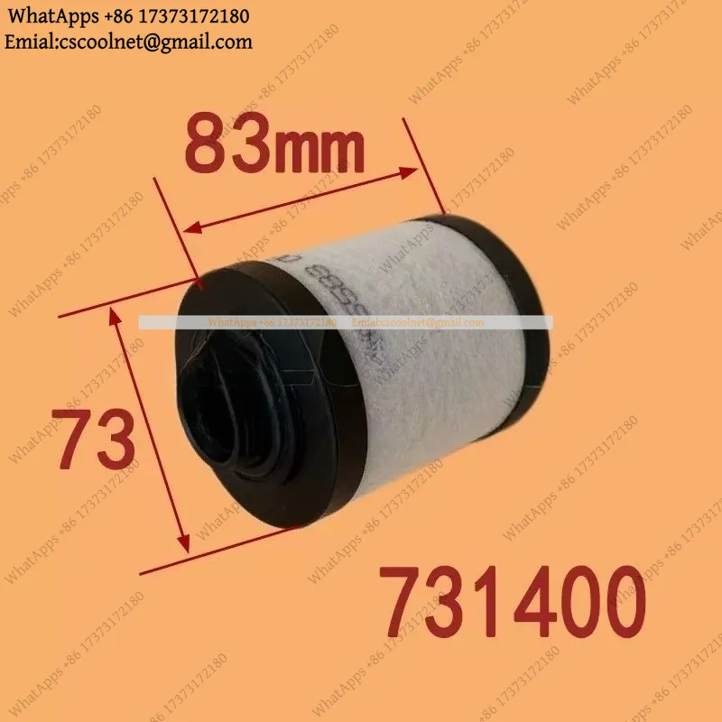 JS02 k3 Vacuum Pump Oil Mist Separator Filter 731468 731399 731401 731630-0000 Replacement