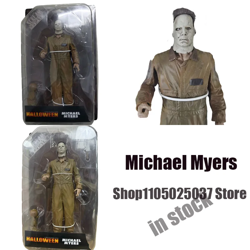 NECA Hot Michael Myers 8 Inch Carded Action Figure Horror Movie Character Collectible Desktop Model Toy Birthday Holiday Gifts