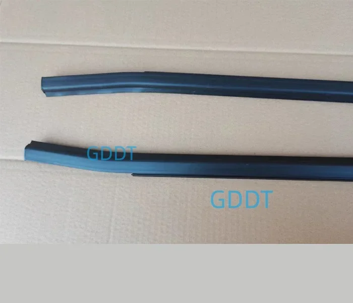 4 Pieces Black Outside Windows Glass Rubber for Changan CS15 2016-2021 Glass Weatherstrip for CS15 Glass Outer Laminate Rubber