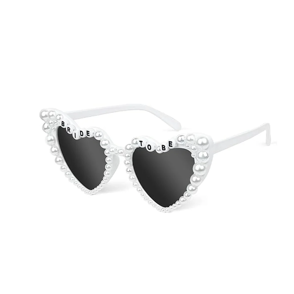Brautaccessoires, Schärpe für die zukünftige Braut, Perlen-Schleife, Schleier, Kosmetiktasche, Brille, Junggesellinnenabschied, Brautparty, Verlobung, Hochzeitsfeier, Dekoration – Detail 1