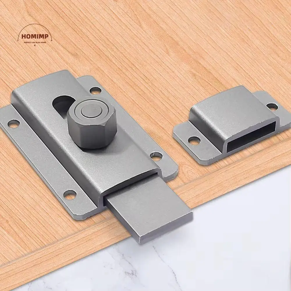

Creative Aluminum Alloy Door Lock Versatile Use Anti-lock Security Bolt Lock Anti-theft Smooth Edges Door Lock Buckle Barn Doors