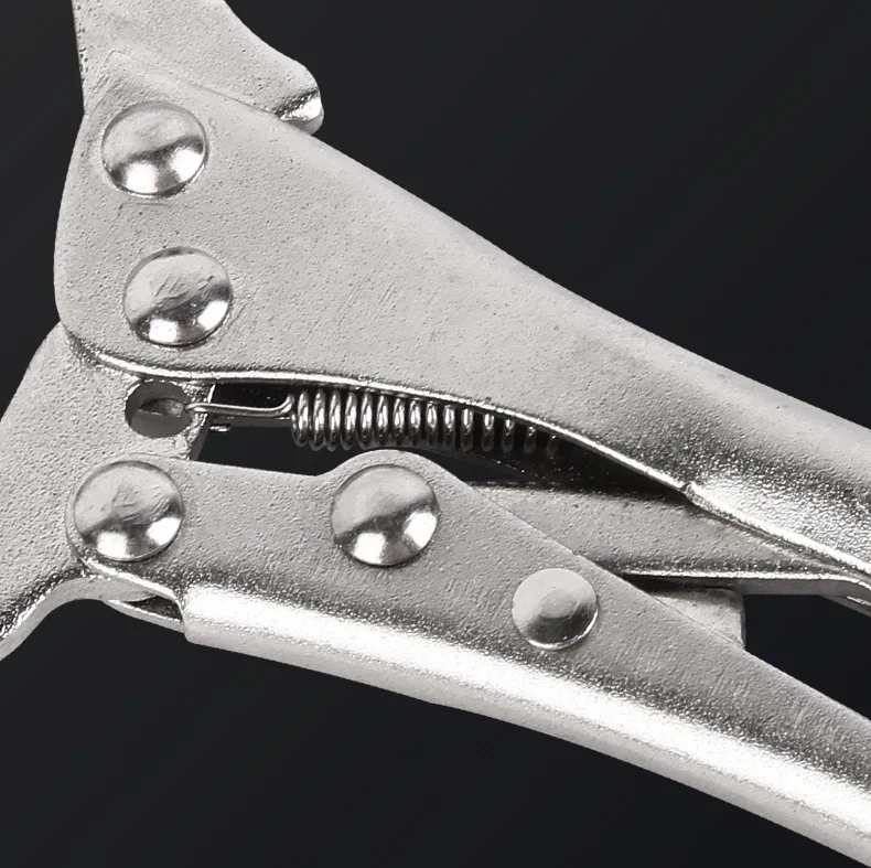 5 Zoll C-Klemme Verriegelungszange Hochleistungs-Schweiß- und Holzbearbeitungszange Mini-Handspannzange DIY-Reparatur-Handwerkzeuge – Detail 7