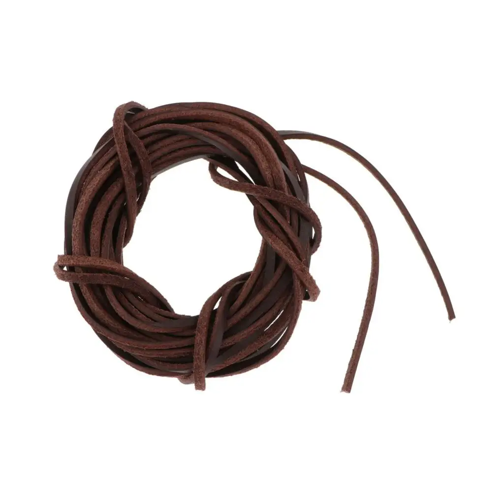 3 Meters 3mm Artificial Leather Cord Flat Thread String Jewelry Bracelet