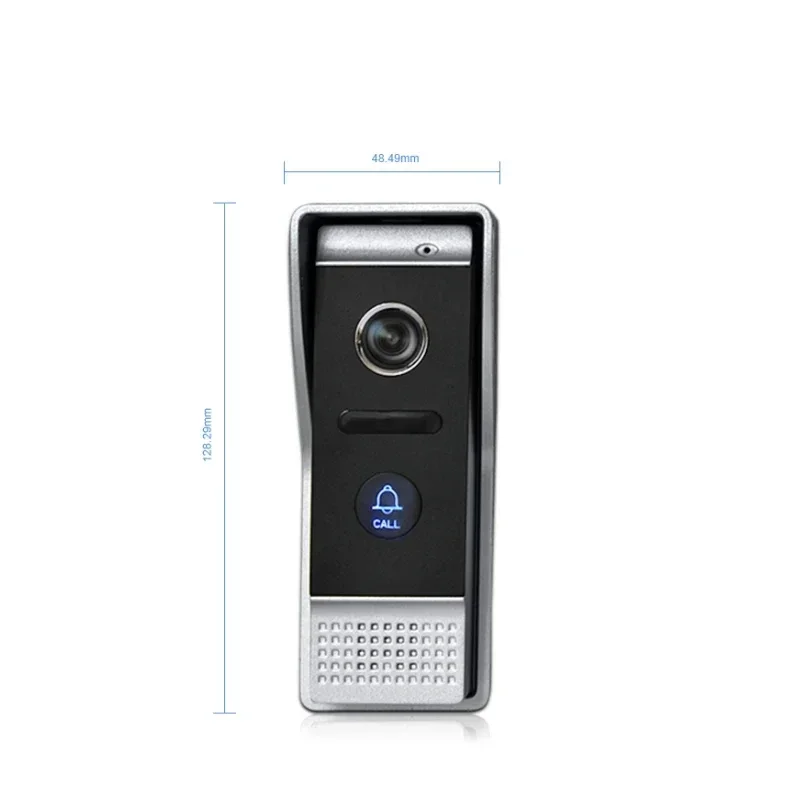 Bcomtech Wasserdichter 7-Zoll-Innenmonitor TCP/IP-Video-Türsprechanlage SIP-Videokamera Intercom Lock Drahtloses Gegensprechanlage