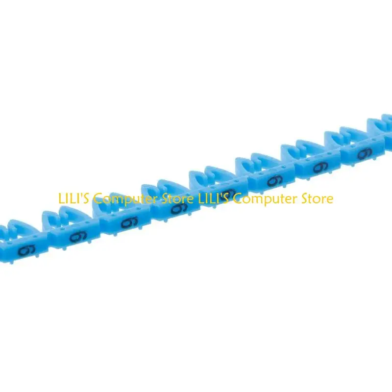 A52B Cable Label Mark Colorful Numeric Cable Label Mark For RJ45 RJ11 RJ12