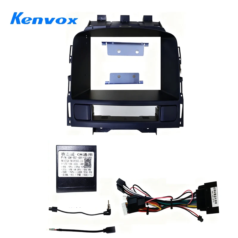 Android Car Radio Installation Fascia Frame For Buick Excelle 2010-2014 2din stereo Panel Dash Mount Kit wire harness cable