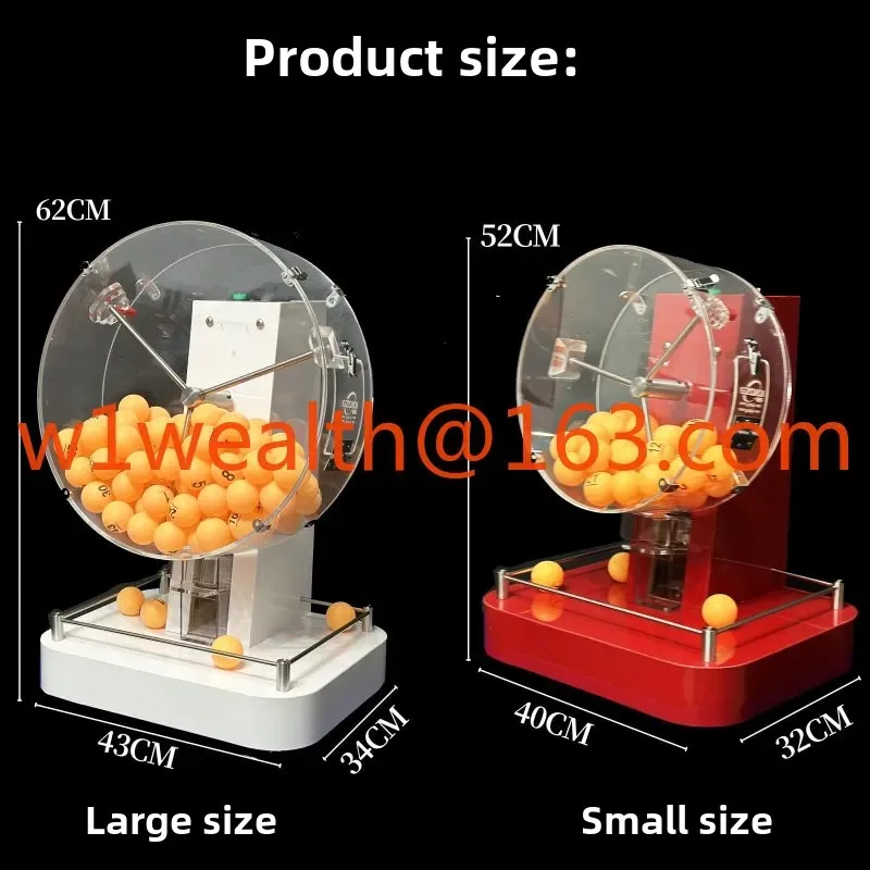 Automatic lottery machine table tennis electric creative lottery machine invite tenders lottery machine