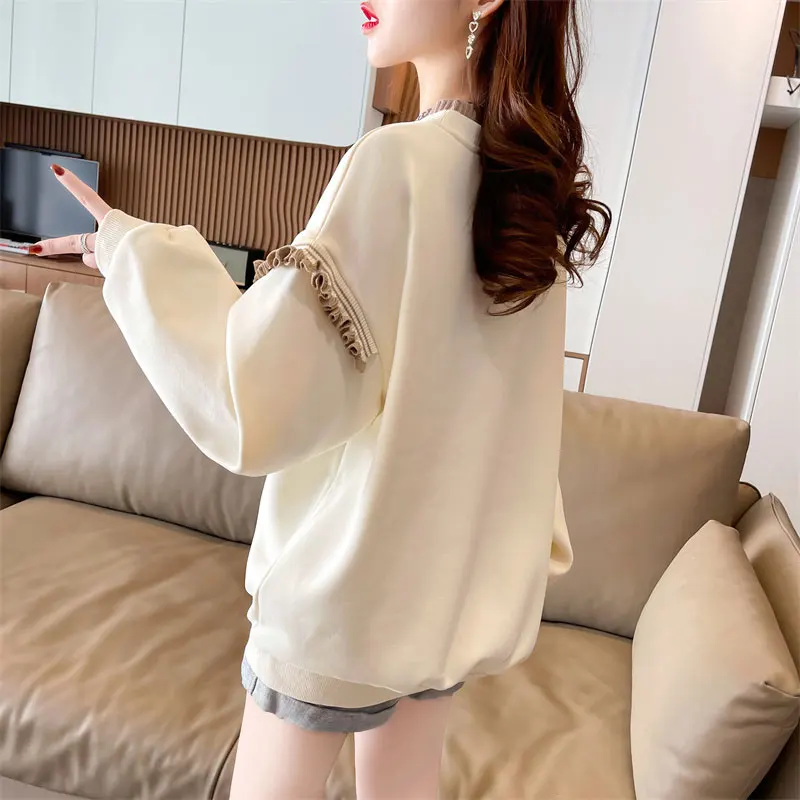 

Women'S Sweatshirts Woman Clothing Winter Pilling Easy Care Suitable Layering Wearing Material Thick Zippered Sporty Basics