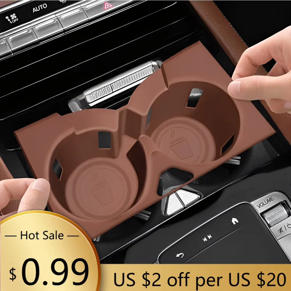 

Чехлы на руль автомобиля, силиконовый центральный ящик для хранения, держатель для стакана с водой, коврик, отделка для Mercedes Benz GLE GLS Class GLE350 450 W167 V16