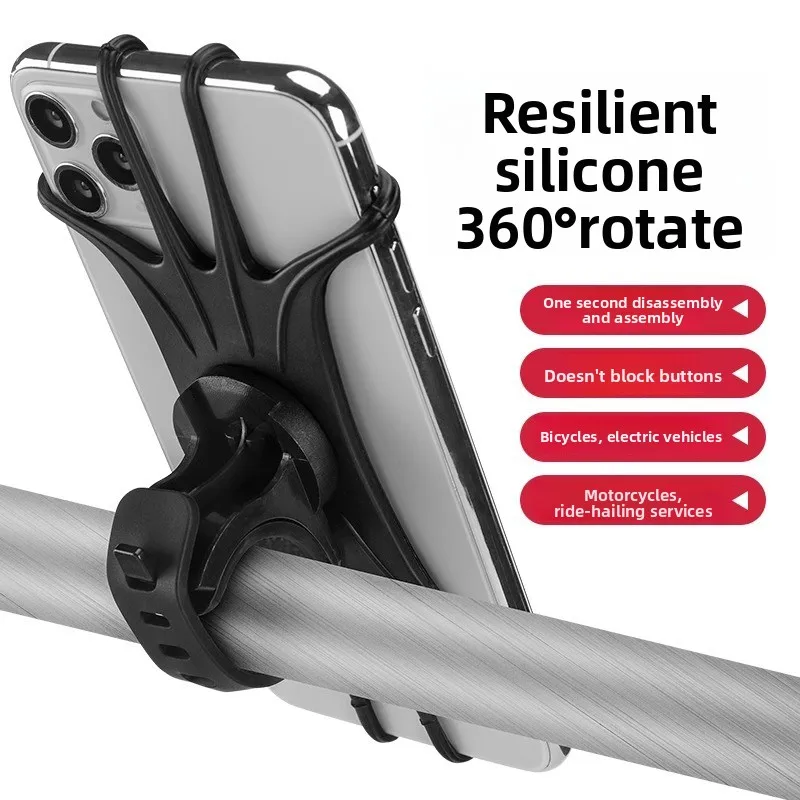 Soporte para Teléfono de Bicicleta, Soporte para Celular de Motocicleta, Soporte Universal para Teléfono Móvil de Pantalla Grande