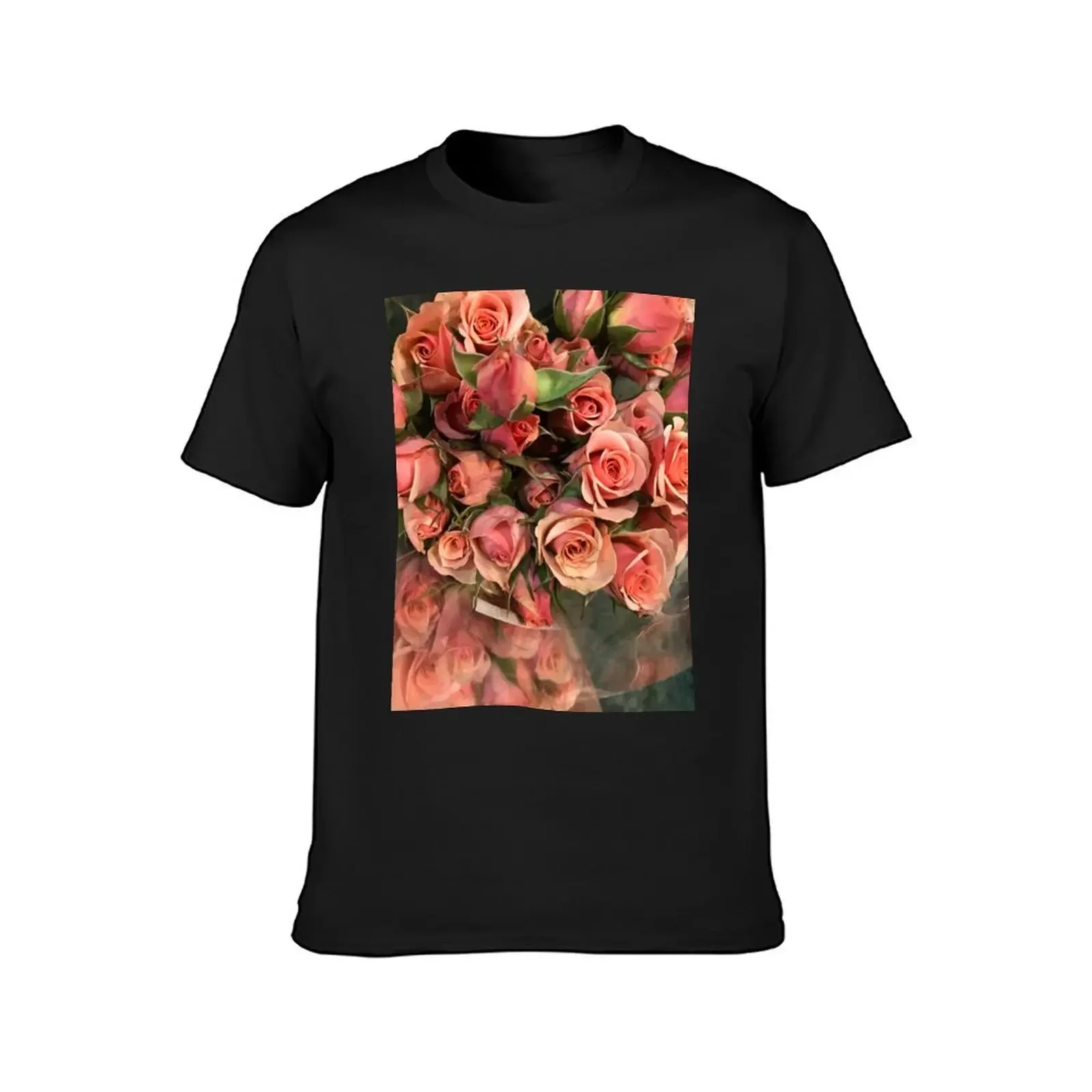 Roses T-Shirt for a boy anime figures graphic tee shirt mens t shirts top quality