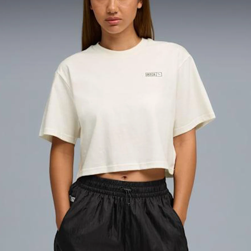 

Puma Authentic 2025 Autumn Women's Simple Daily Wear Casual Short Sleeve 633806-77