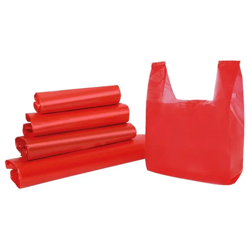 Biodegradable shopping PP PE plastic bag making machine Automatic plastic t-shirt bag making machine