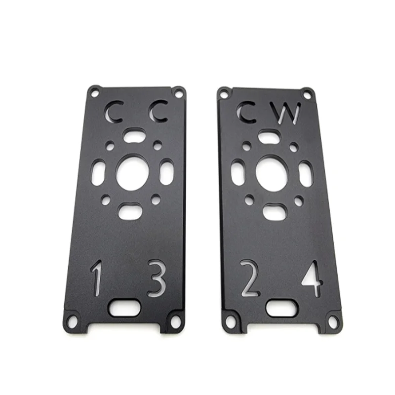 Black anodized aluminum alloy CNC precision machining equipment numbering panel Equipment function numbering board