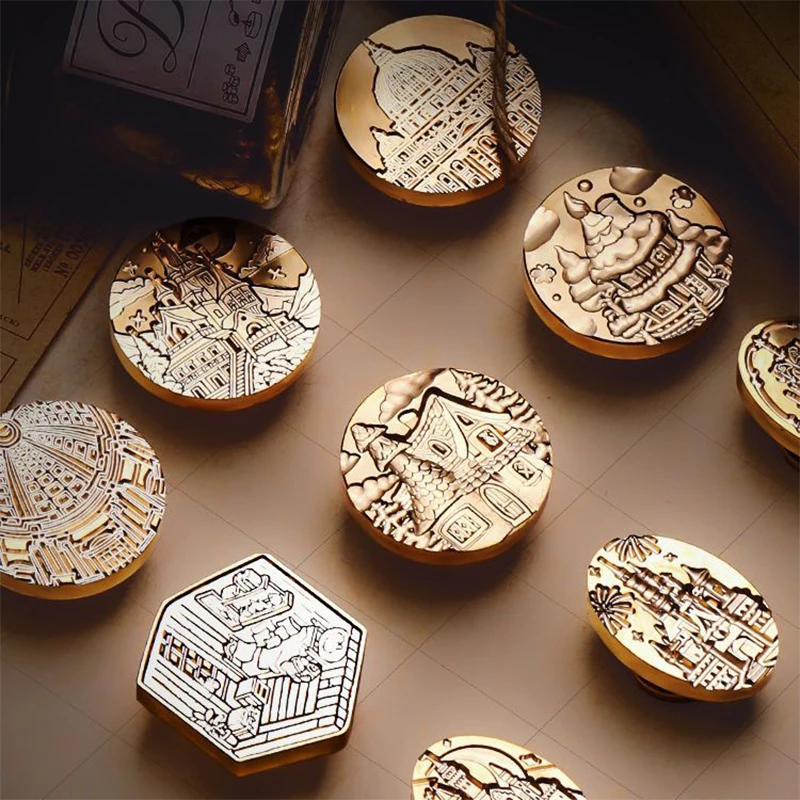 

Vintage Fire Paint Wax Seal Stamp Head DIY Envelope Tools Gifts Packing Wedding Invitations Scrapbooking Decoration Stamp 2023