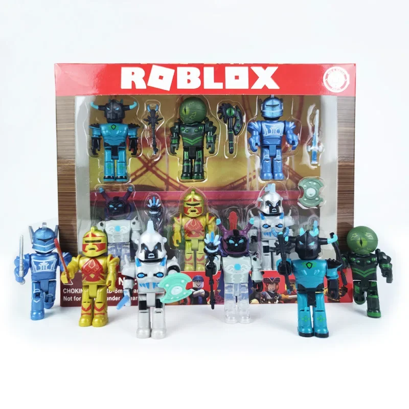 Roblox Action Figure Toys Dolls Set DY Assemble Building Blocks Kawaii Game Character Toys Kids Birthday Gifts