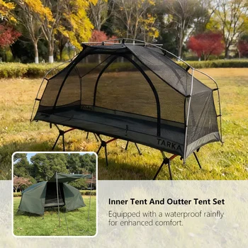 Portable Single-Person Field Cot Mesh Tent & Insect Bug Shelter 1