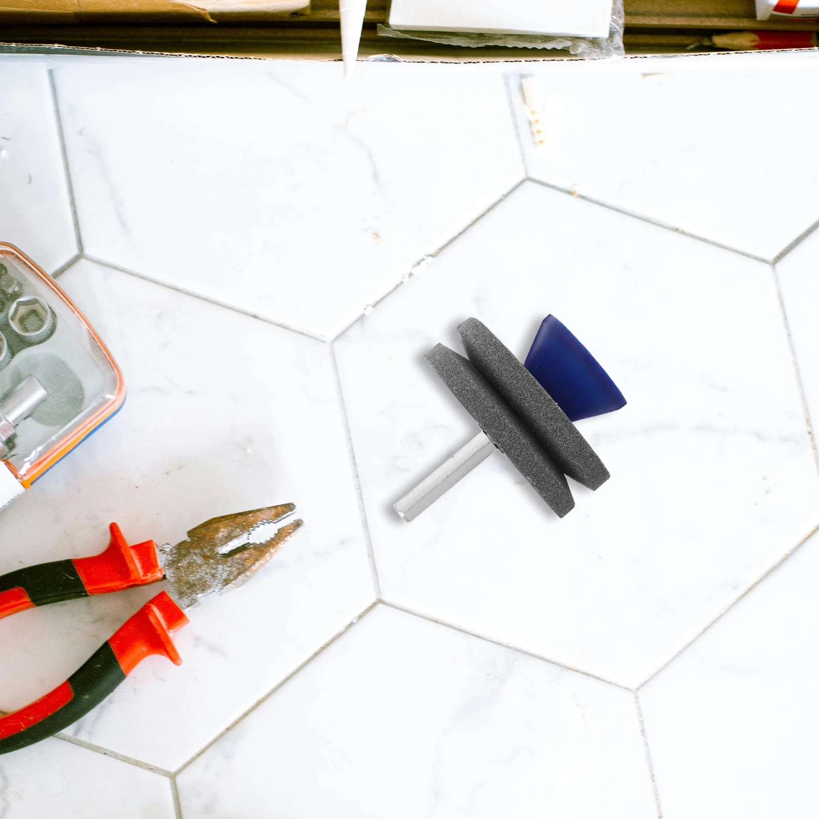 

Double Layer Knife Sharpener Four Layer Grinding Stone Lawn Tool Wear Resistant Industrial Grinding Head Garden