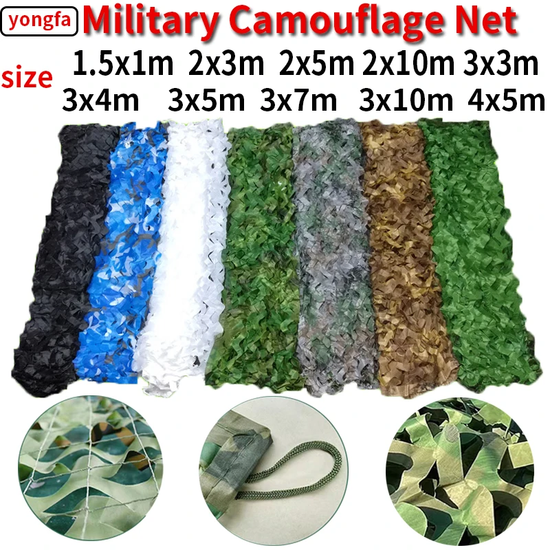 

Camouflage net jungle hunting camouflage net garden decoration net car tent camouflage net desert white green black digital