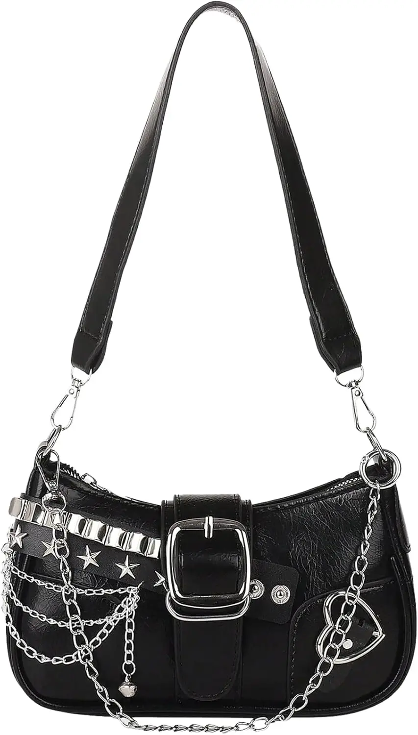 

Женская сумка через плечо Y2K Star Stitch с цепочкой, мини-сумочка для ношения в руке