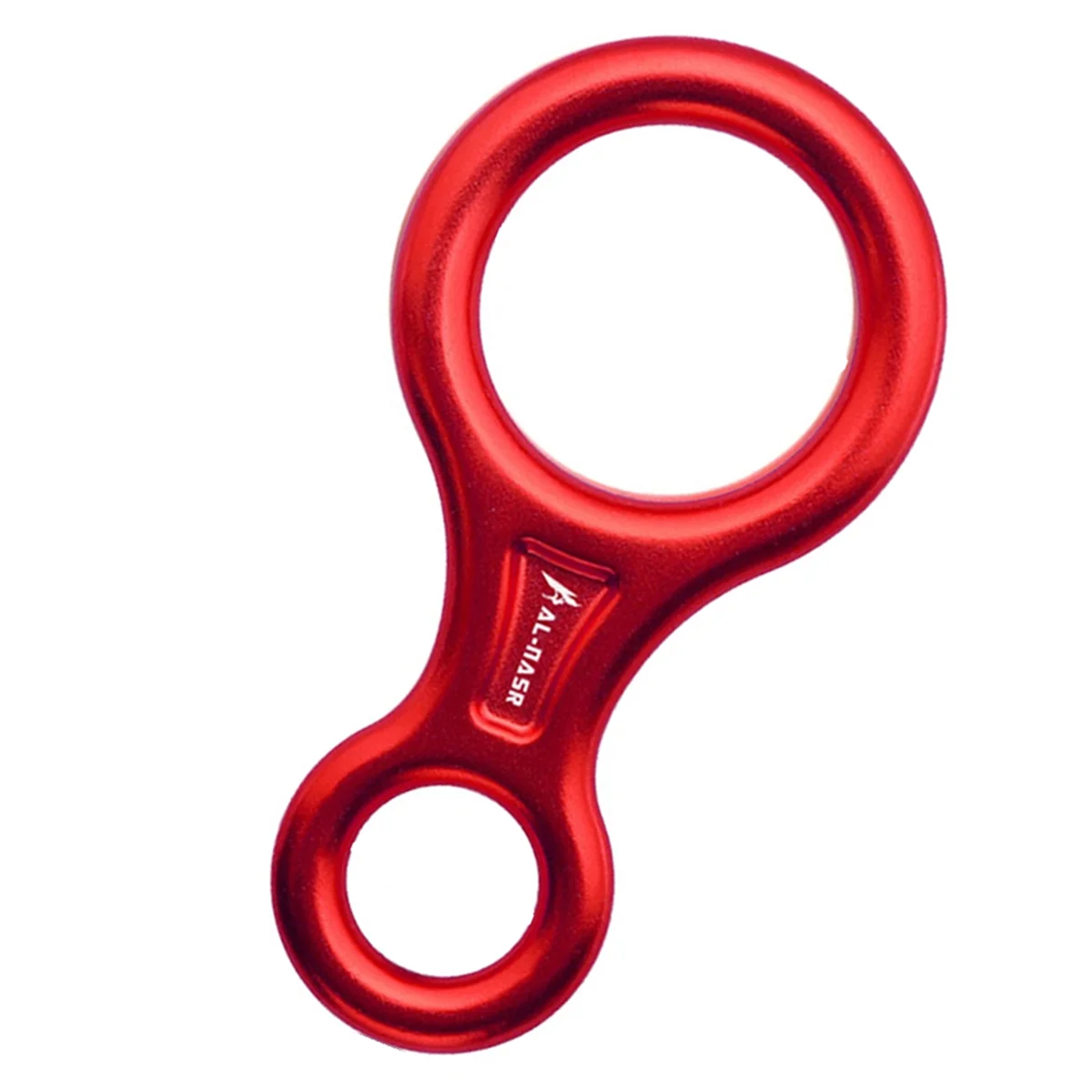 ABNJ 35KN mosquetón de escalada en roca figura 8 descenso de cuerda de rappel figura de aluminio dispositivo de aseguramiento equipo de descenso de rappel