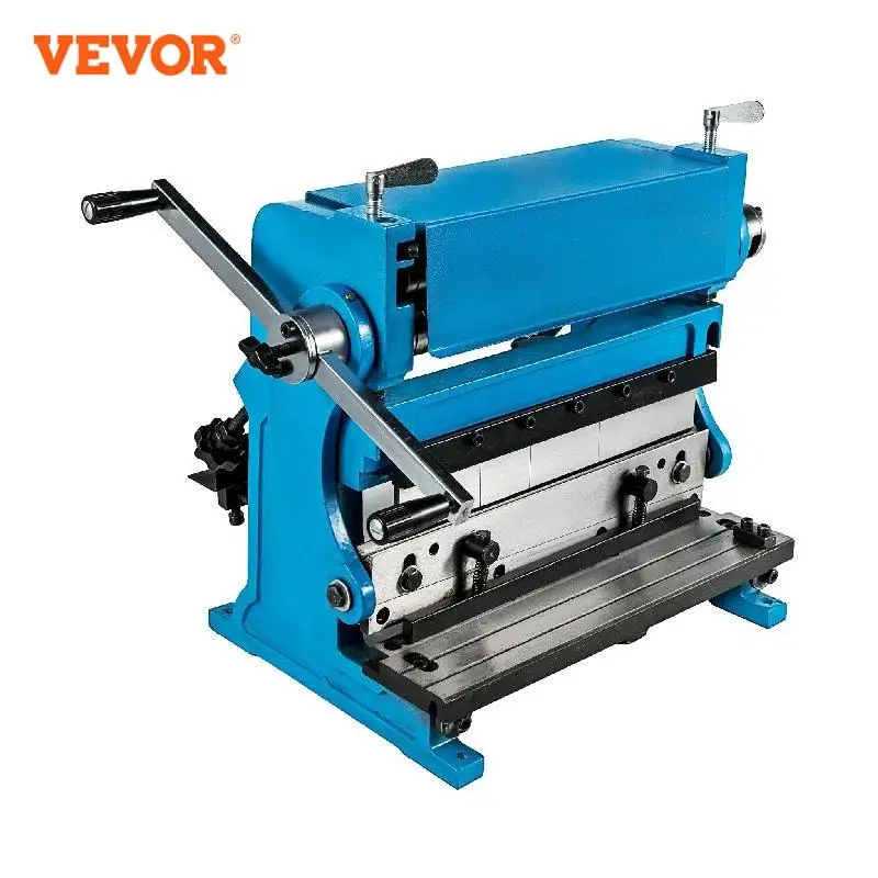 VEVOR 12-inch Sheet Metal Machne Manual Bending Machine for Steel Aluminum Copper Shearing Bending Rolling Forming Metalworking