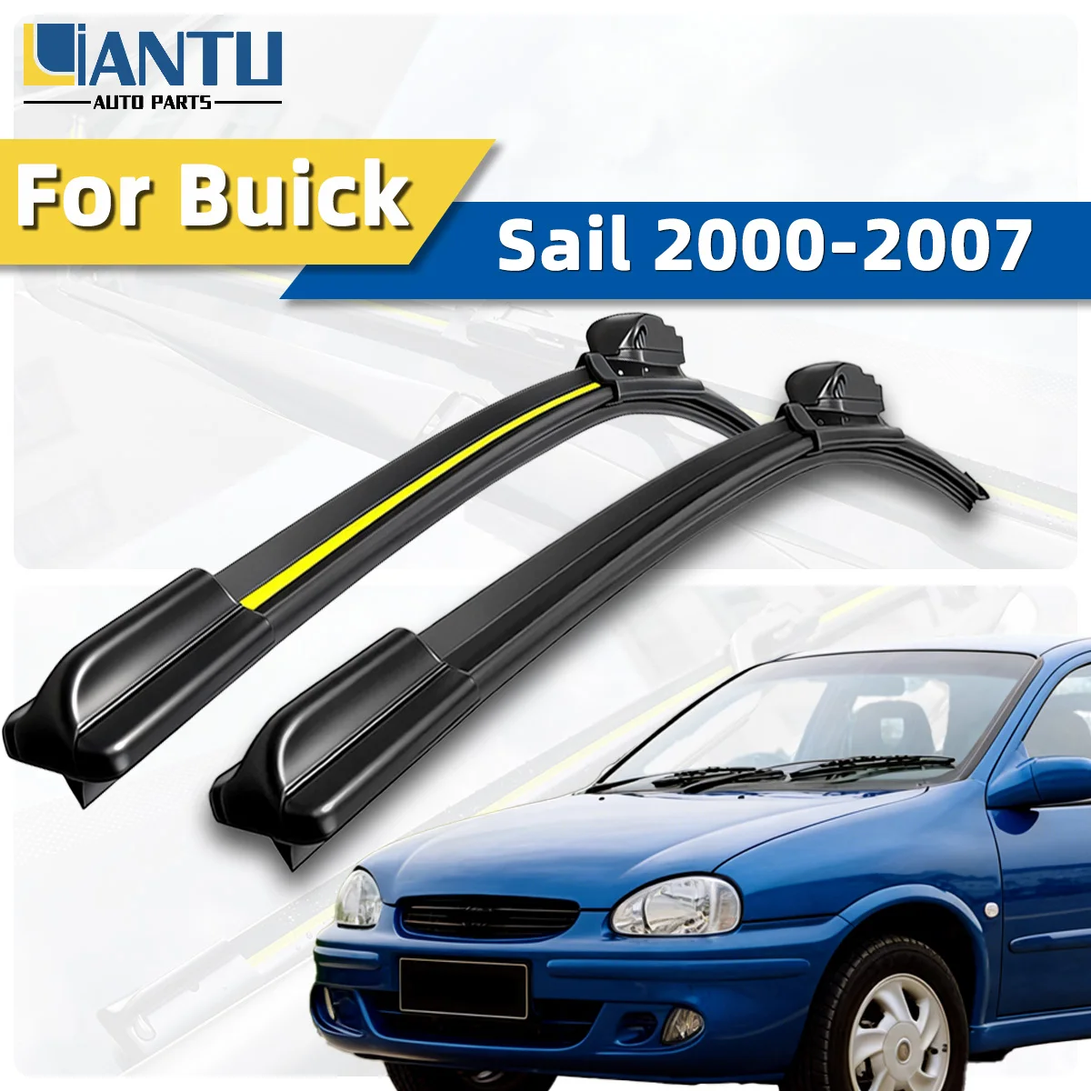 

2PCS Fit For Buick Sail 2000-2007 Car Windshield Wipers Washers Using Natural High Quality Rubbe Auto Parts Wipers 2PCS