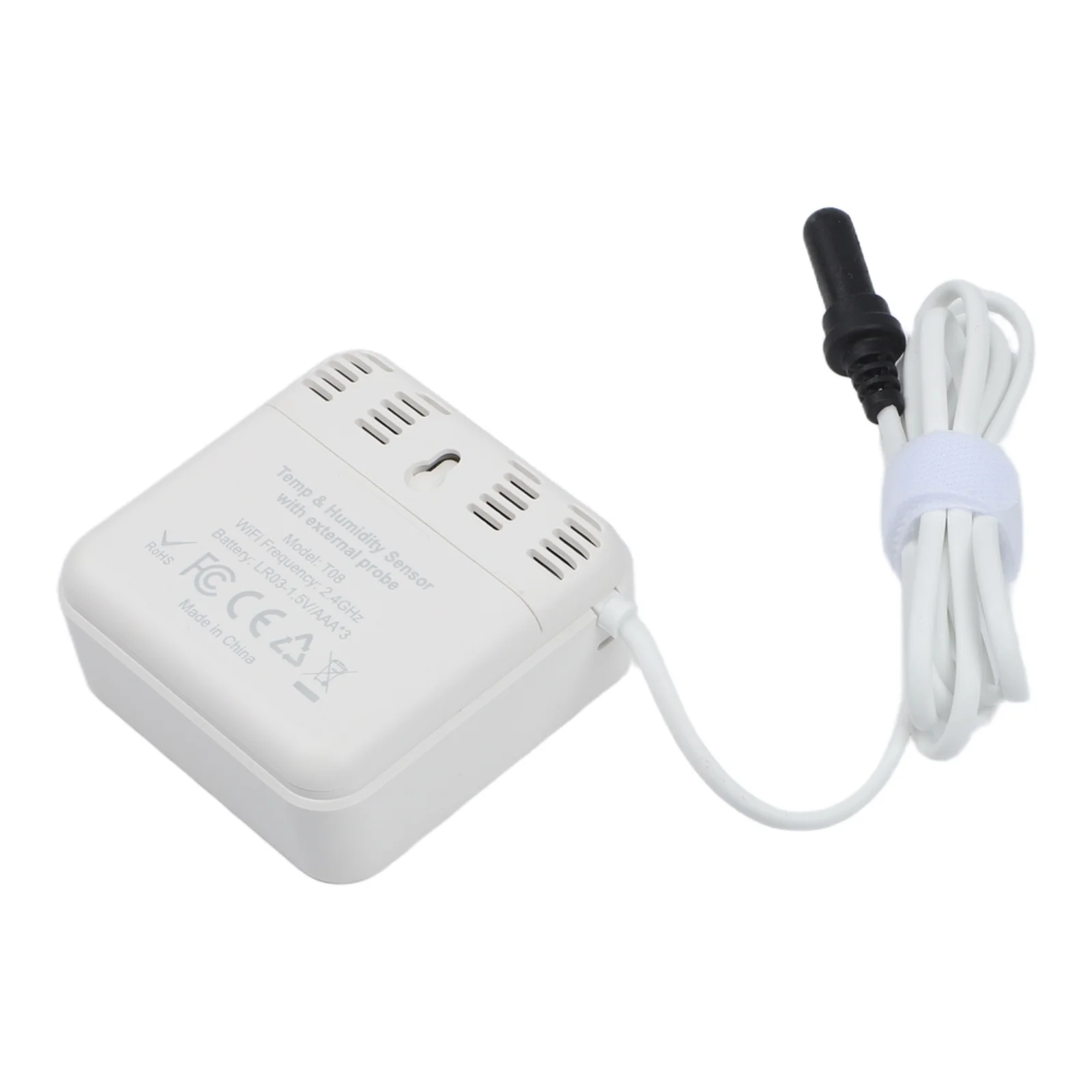 For ALEXA For Home Assistant Aquarium Probe Thermometer Indoor Environment Monitoring LCD Digital Display Plastic Housing