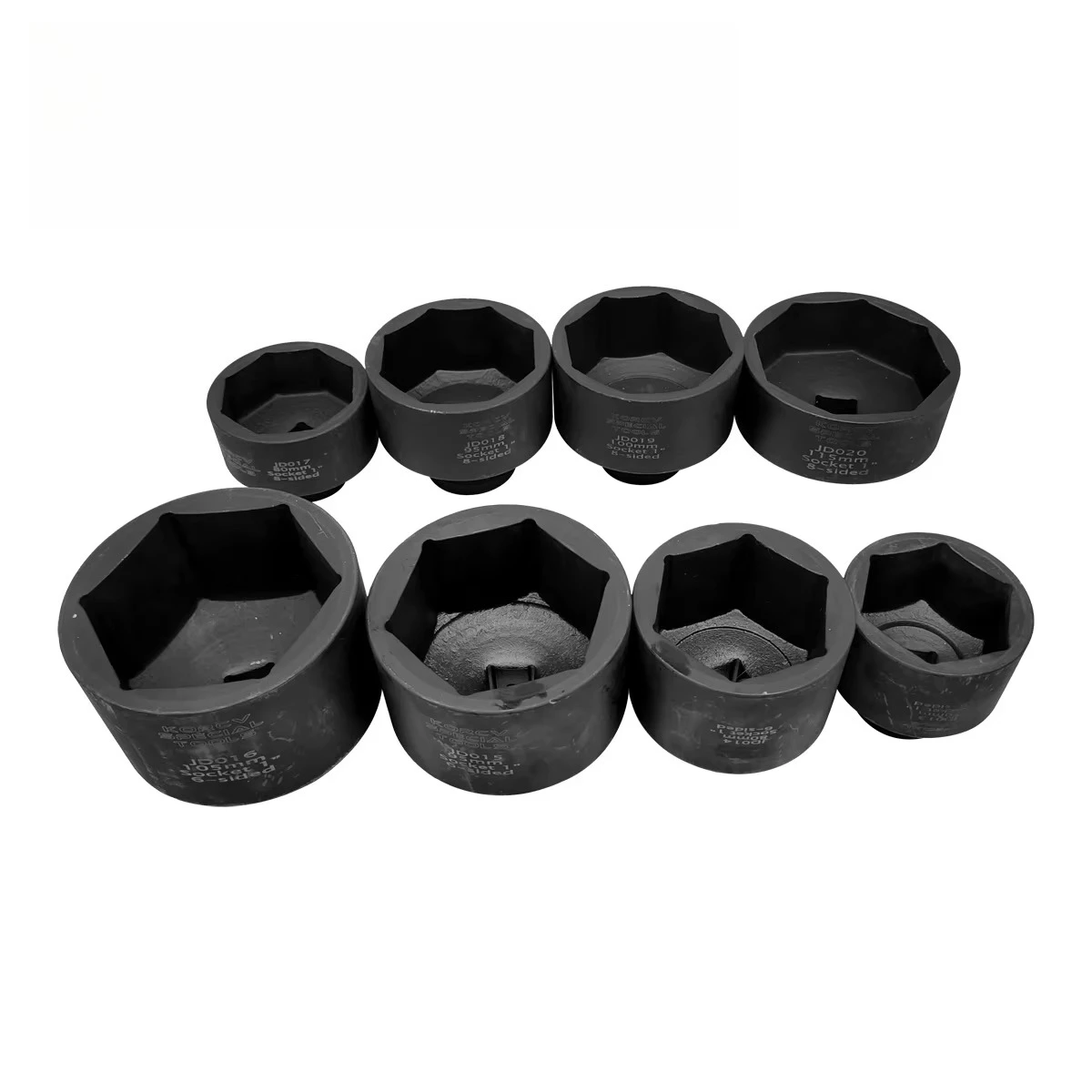 Truck Tools JD023 Socket Kit 70 80 95 105mm 6-sided 80 95 100 115mm 8-sided for   Man Daf Iveco Renault Trucks