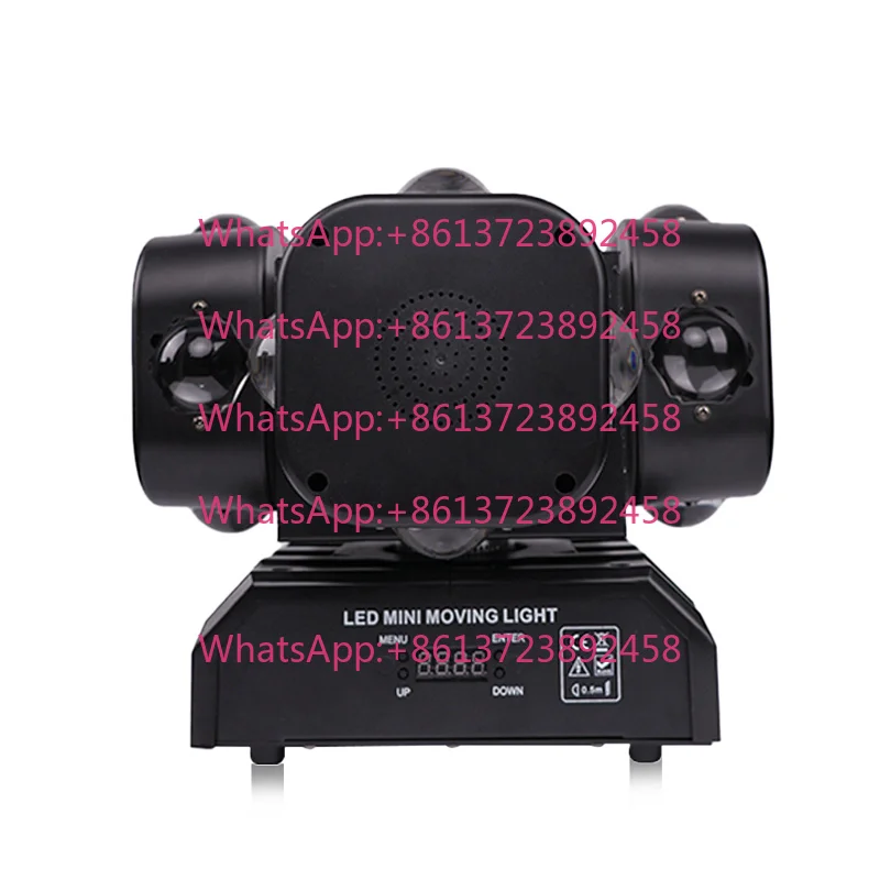 OEM Factory 200W 4-Head Moving LED Light RGBW Color Source DMX512/Sound Control 0-20Hz Strobe For Stage/Club/Disco (ODM)