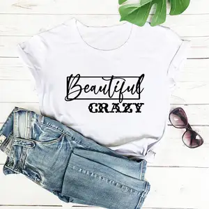 Beautiful female print t -shirt, short -sleeved casual blouse, women's weekend shirt, festive, funny, summer t -shirt 8 Main Sales Festival Looks Female - №7