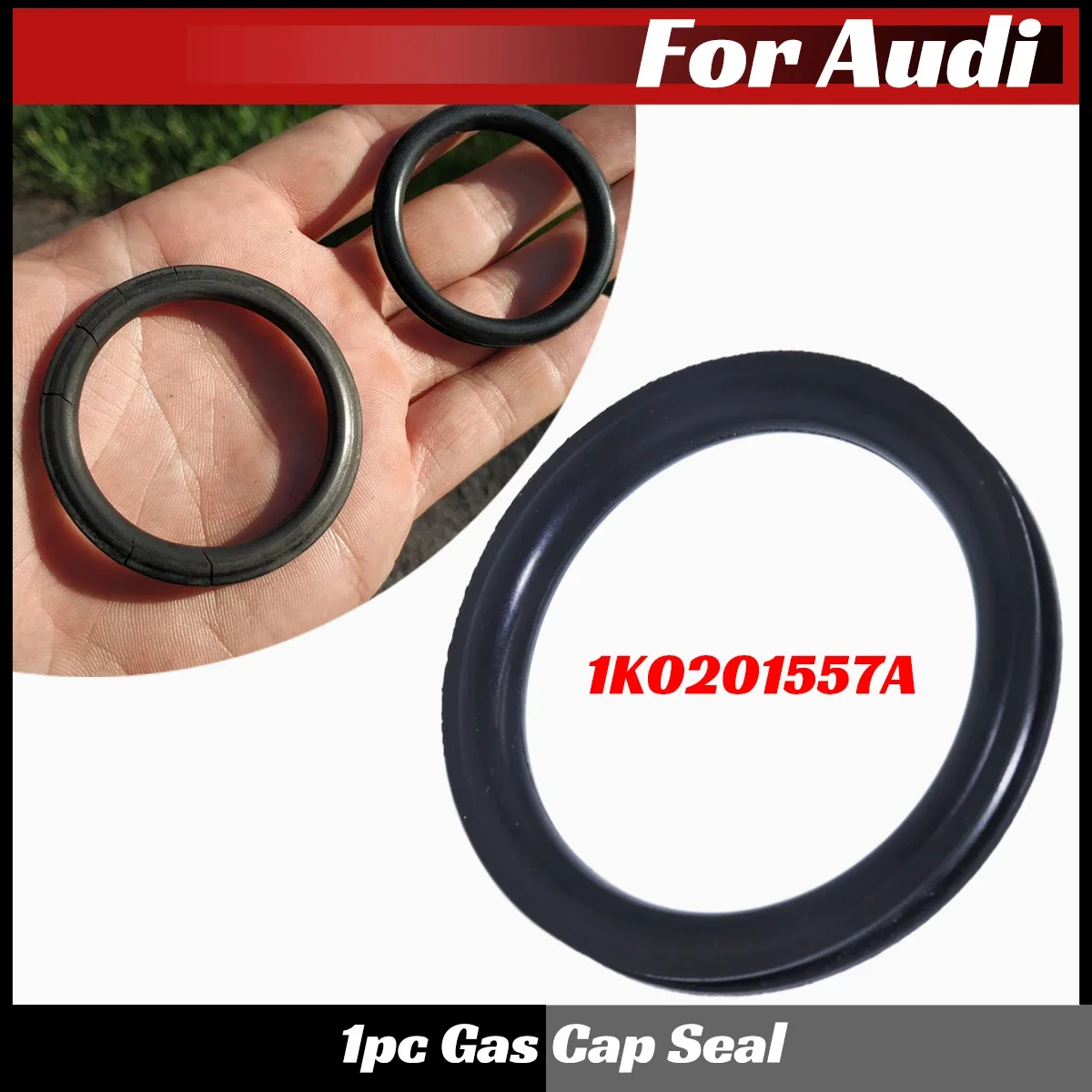 Gas Cap Seal for AUDI Q2 Q3 Q5 Q7 Fuel Tank Filler Neck Repair V Shape O-ring Rubber Gasket Washer 55x5mm Replacement Engine Kit