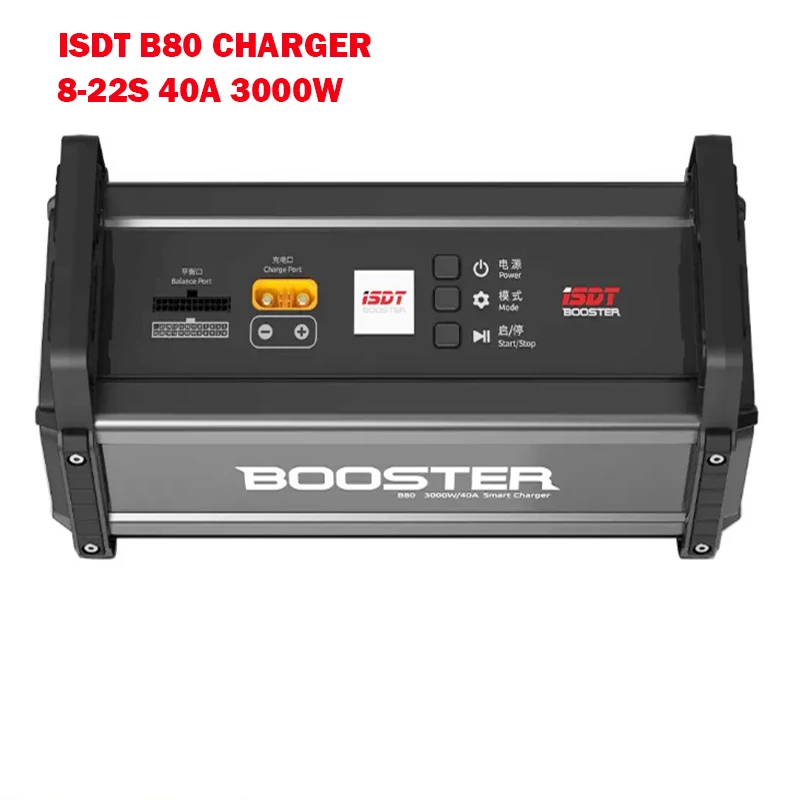 ISDT B80 Intelligent Balanced charger AC3000W 40A 80V High power 8-22S single channel