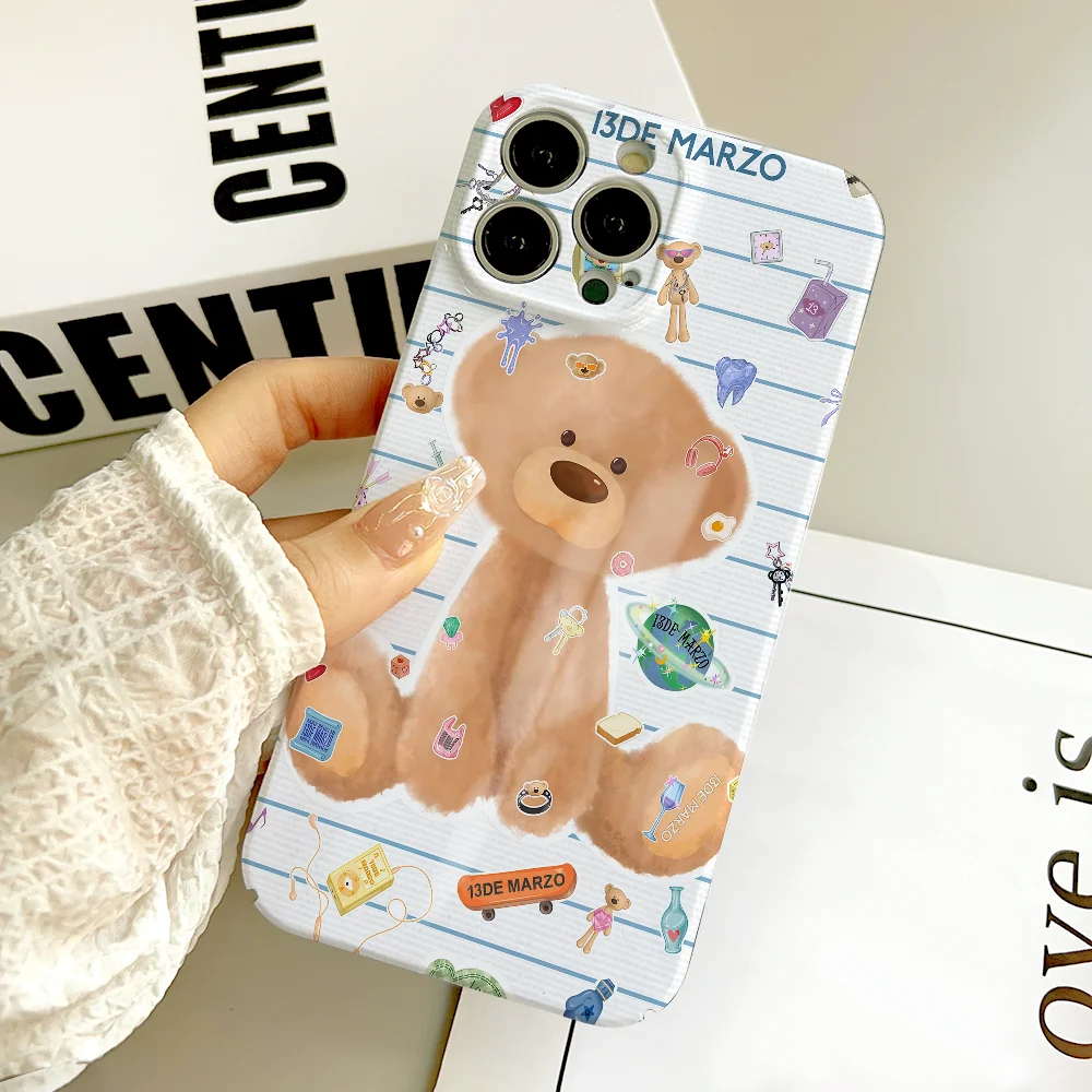 Mode Prints 13De Telefoon Case Voor Samsung S24 S23 A54 55 53FE Ultra Plus 4G 5G nauwkeurige Gat M-MARZO Bijpassende Film Covers