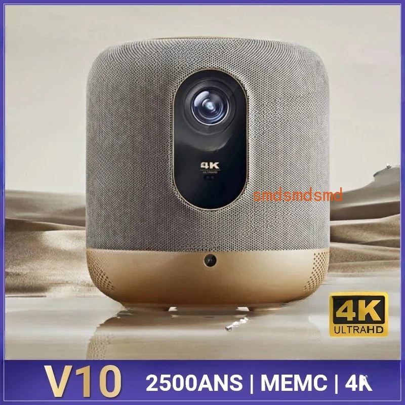 Projector V10 True 4K Super 2500 Ansi Lumen Channel Dolby Home Cinema MEMC 240Hz