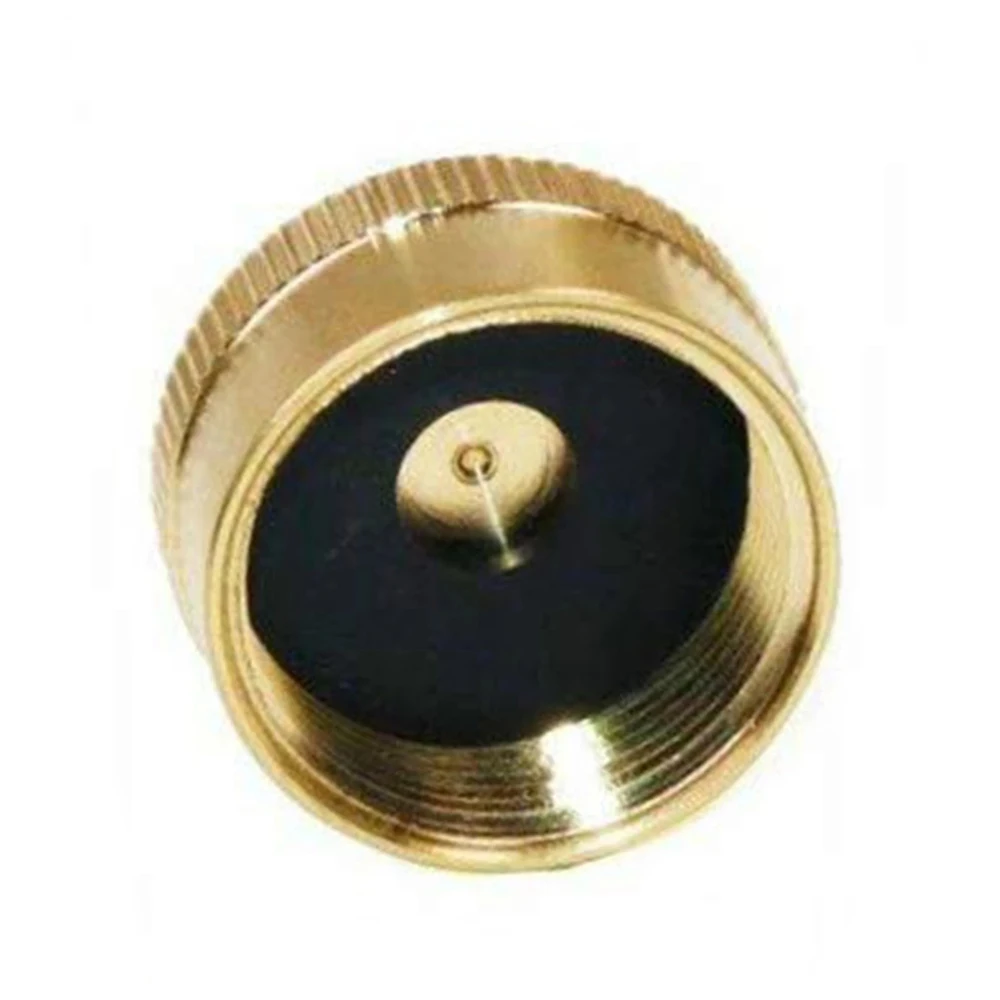 

Durable Brass Gas Bottle Cylinder Propane Gas Cylinder Coupler Solid Protector Caps Refill Adpater Sealed Cap Propane Tank Cap