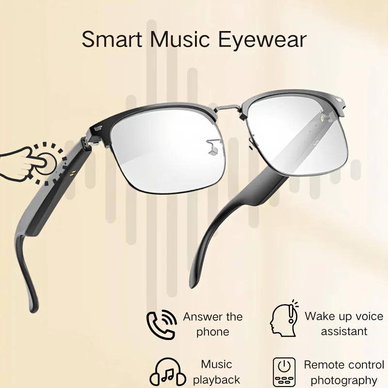 

1pcs Smart Bluetooth Glasses Sports Driving Bluetooth Glasses Wireless music Headset Ear Hook Earbuds Wireless Headphones